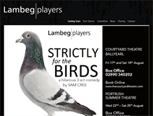 Tablet Screenshot of lambegplayers.com